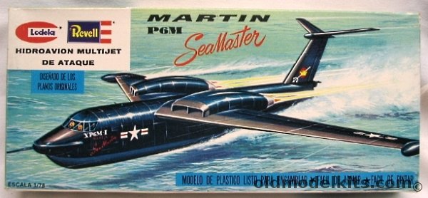 Revell 1/136 Martin P6M Seamaster Lodela Issue, H244 plastic model kit